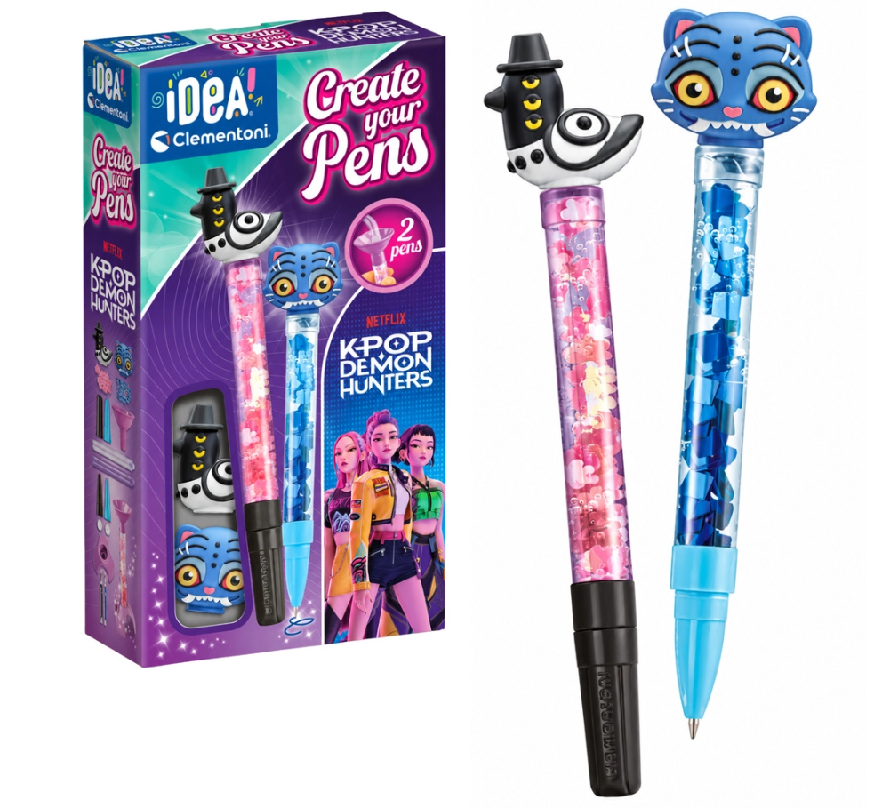Idea Clementoni - Create Your Pens - K-Pop Demon Hunters - Sussy And Derpy