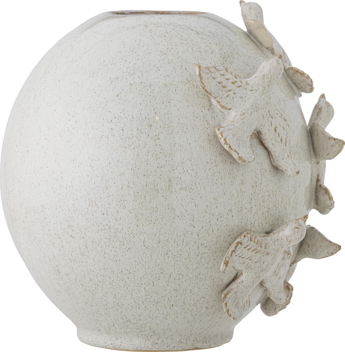 Creative Collection - Abira Vase - Natur - Stentøj - H 25 Cm