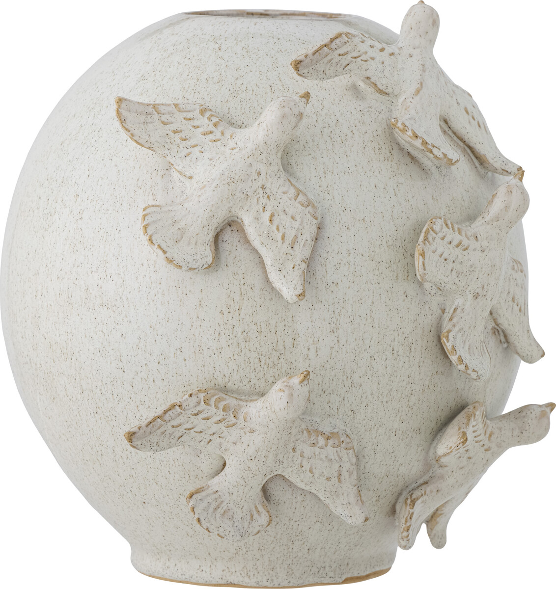 Creative Collection - Abira Vase - Natur - Stentøj - H 25 Cm