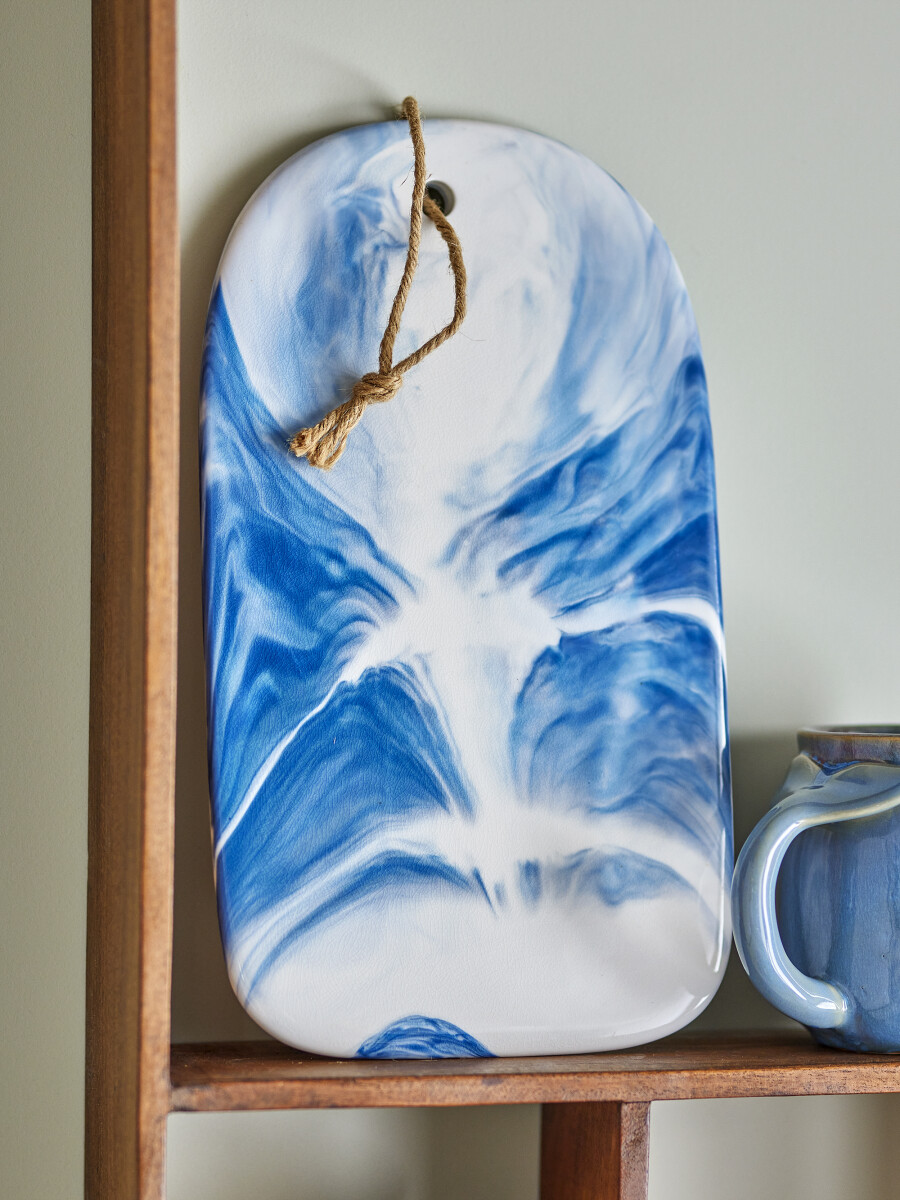 Creative Collection - Aiden Skærebræt - Blå - Stentøj