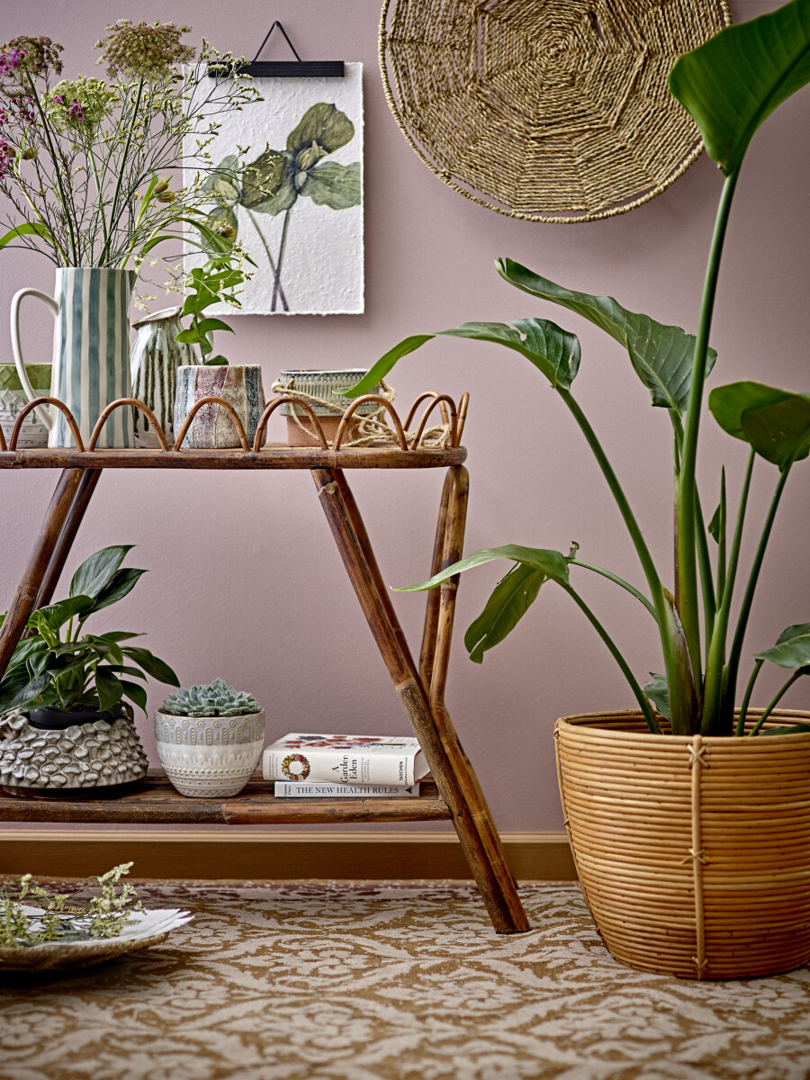 Creative Collection - Begonia Kande Til Vand - Grøn - Stentøj