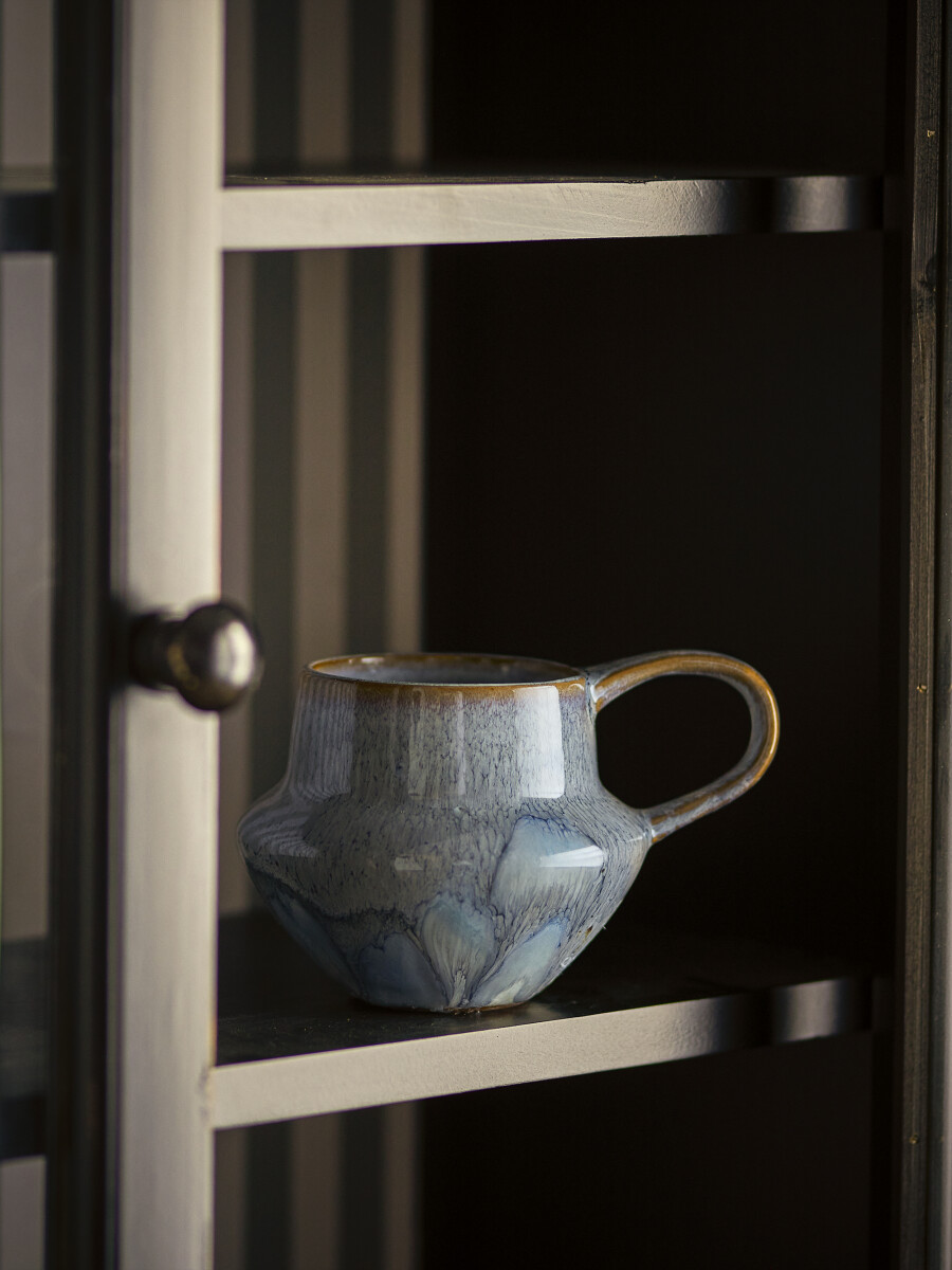 Creative Collection - Bessie Krus - Blå - Stentøj - Sæt Med 4