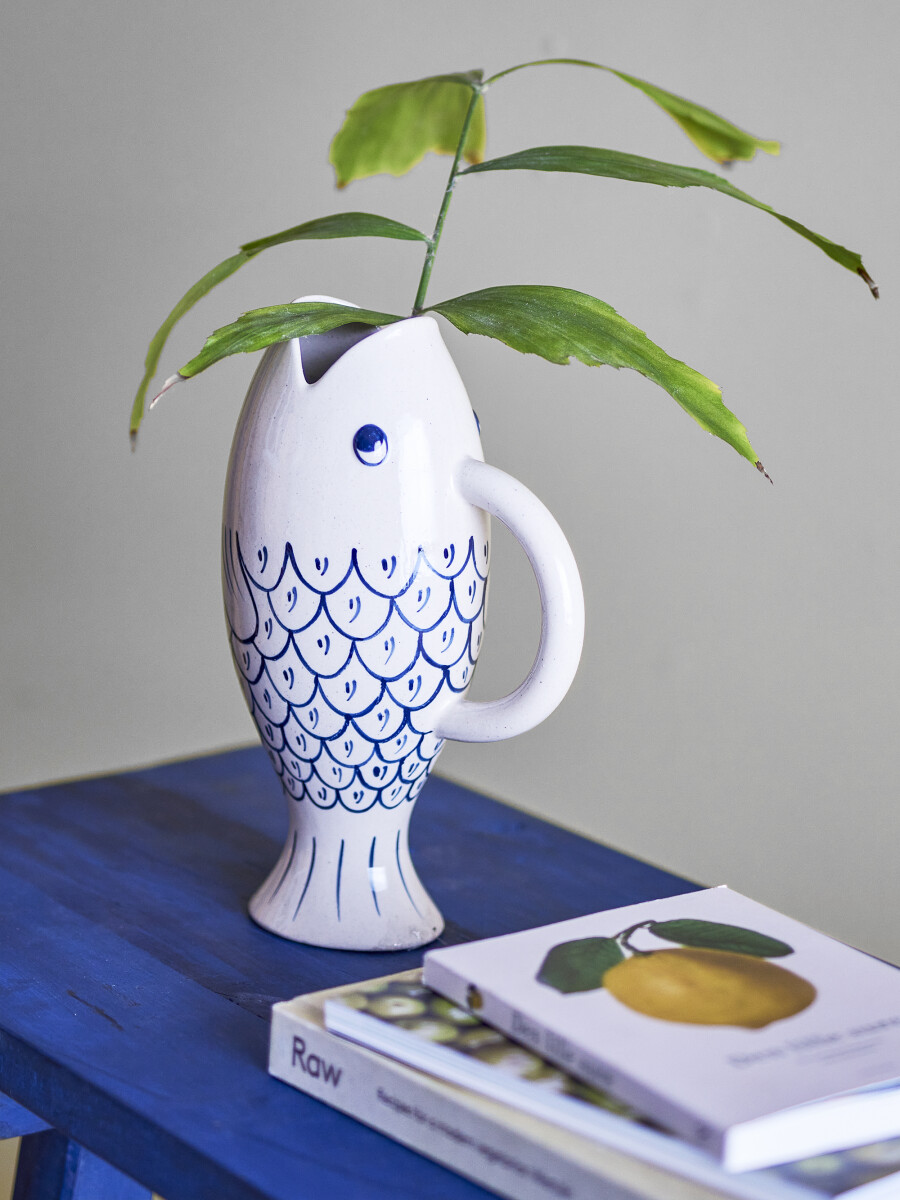 Creative Collection - Eimy Fiskekande - Blå - Stentøj Keramik