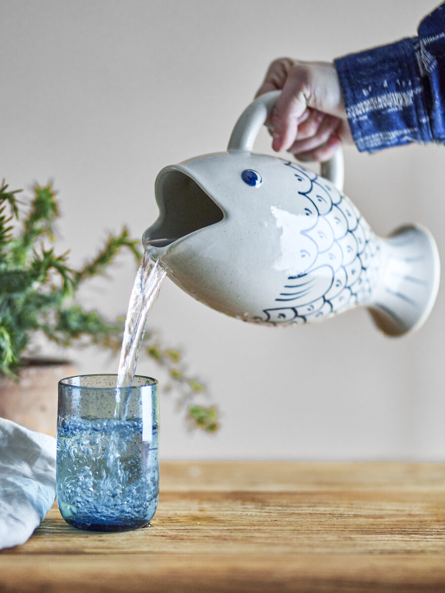 Creative Collection - Eimy Fiskekande - Blå - Stentøj Keramik