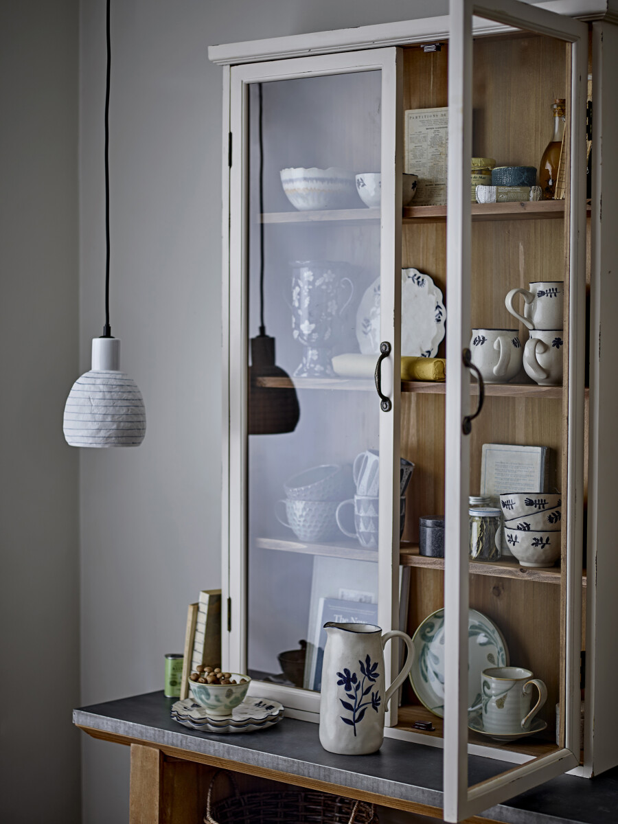 Creative Collection - Eimy Kopper - Blomster - Blå - Stentøj - 4 Stk