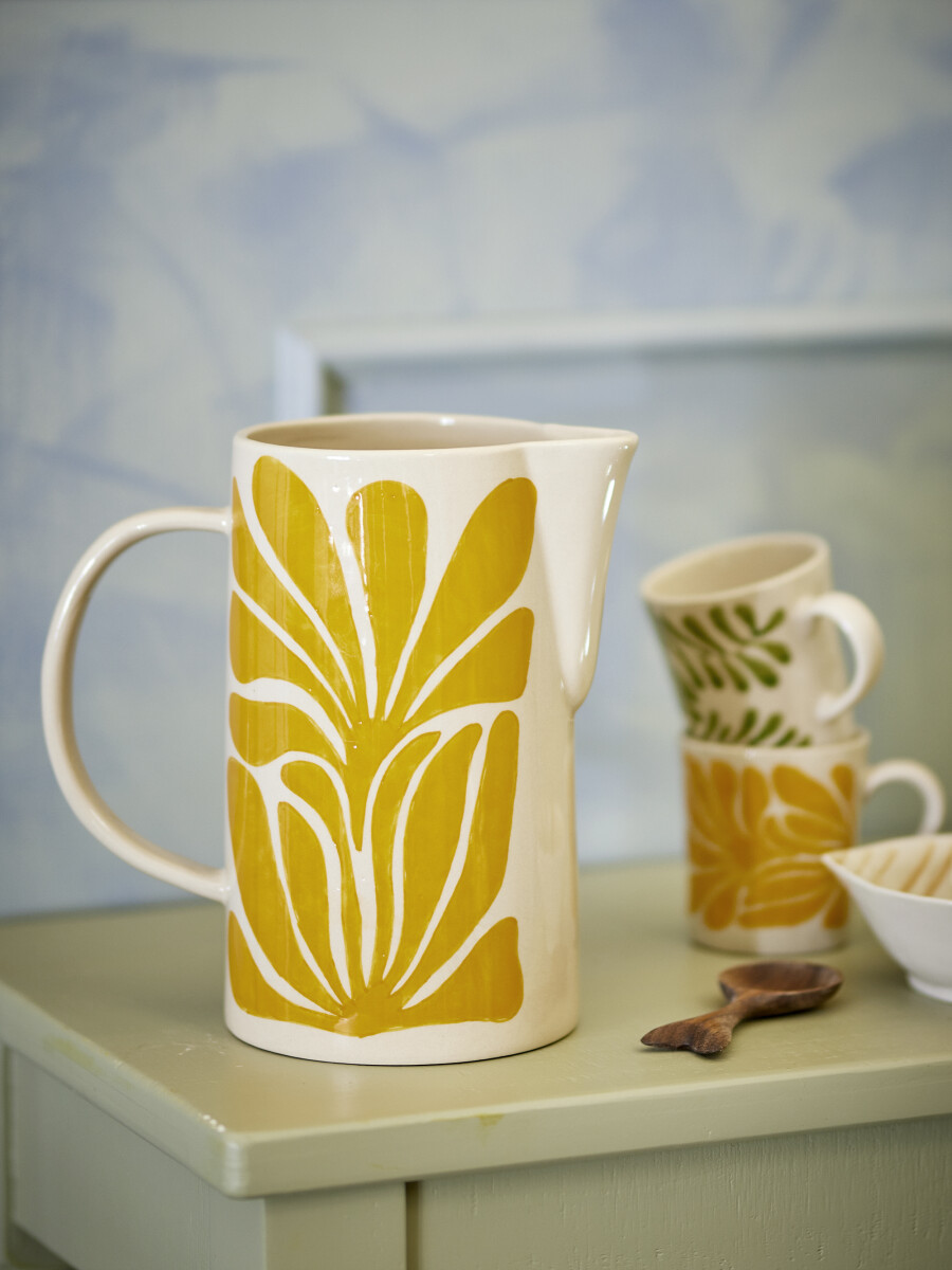 Creative Collection - Fauni Kande - Gul - Stentøj - 2165 Ml