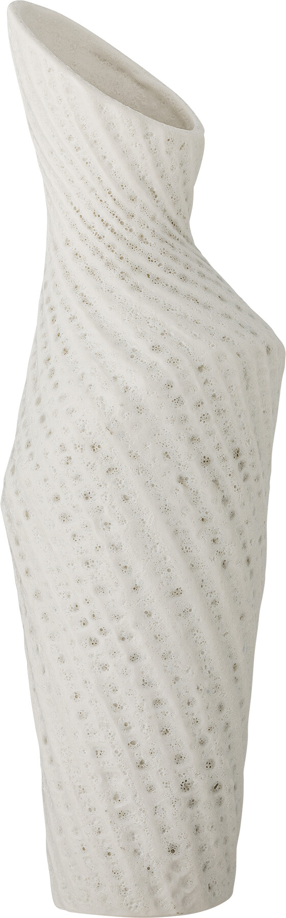 Creative Collection - Fikla Vase - Hvid - Stentøj Keramik