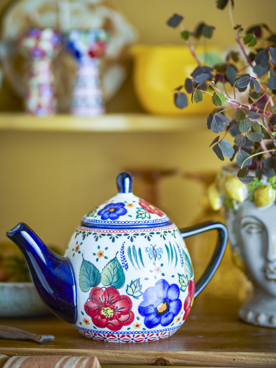 Creative Collection - Florist Tekande Med Tesi - Stentøj - 900 Ml