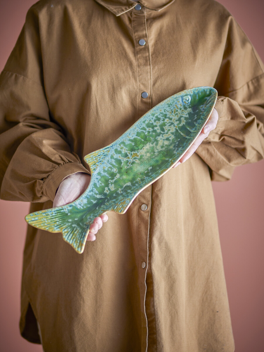 Creative Collection - Hadden Serveringsfad - Stentøj - 42X13 Cm