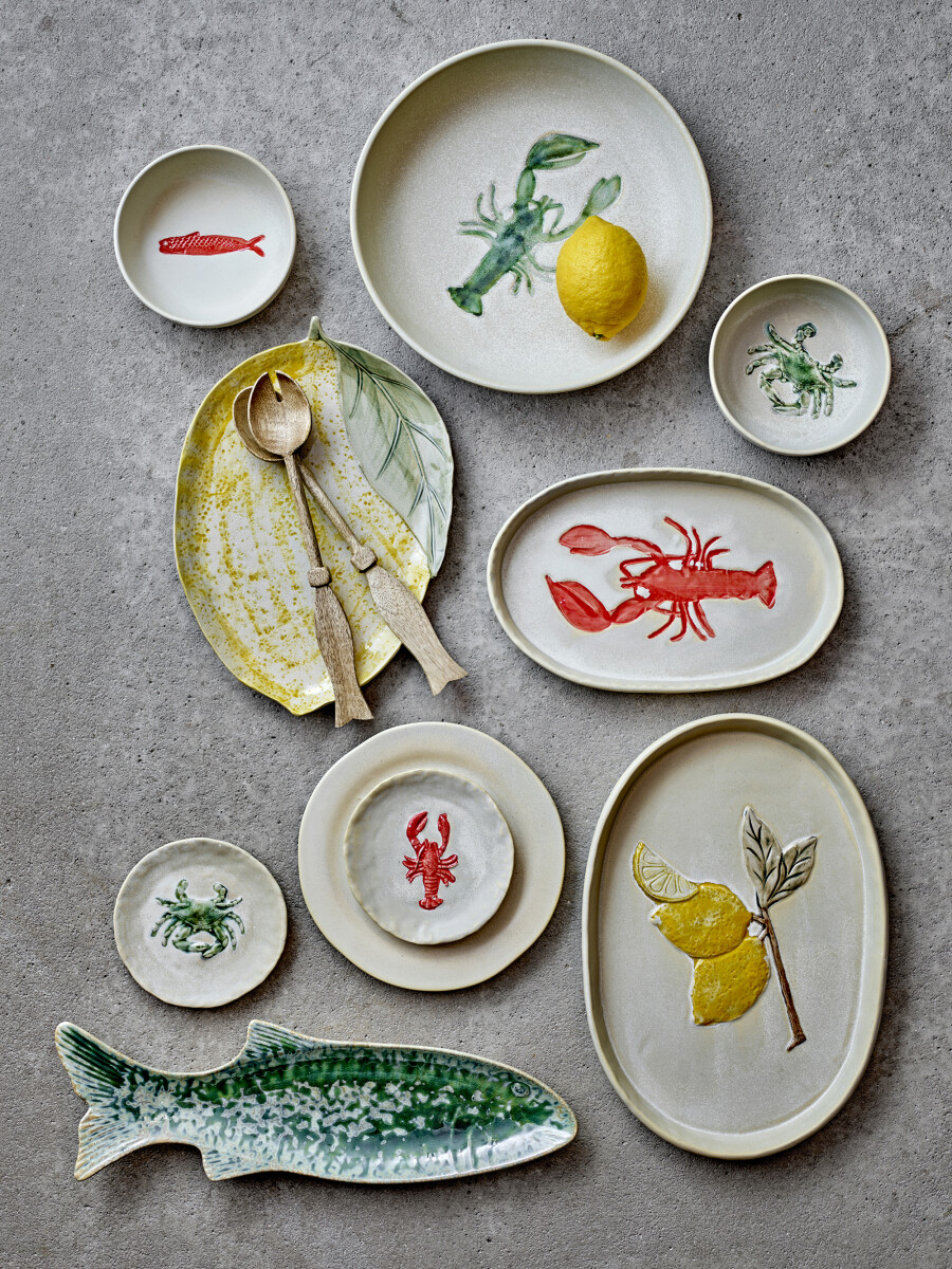 Creative Collection - Hadden Skåle - Rød - Stentøj Keramik - 4 Stk