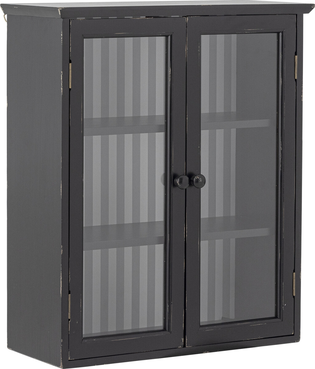 Creative Collection - Hazem Skab - Sort - Fyrretræ - 51X66X22 Cm