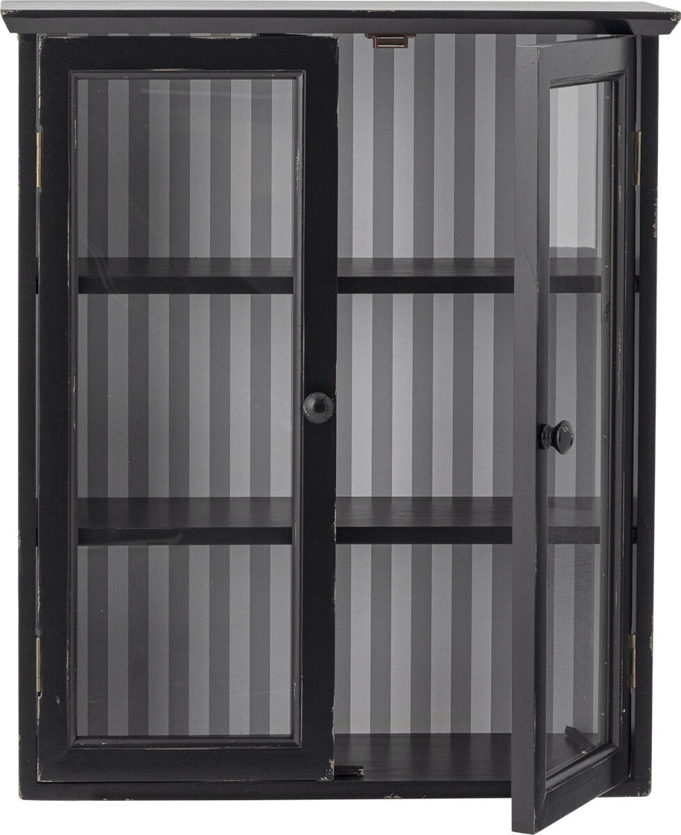 Creative Collection - Hazem Skab - Sort - Fyrretræ - 51X66X22 Cm