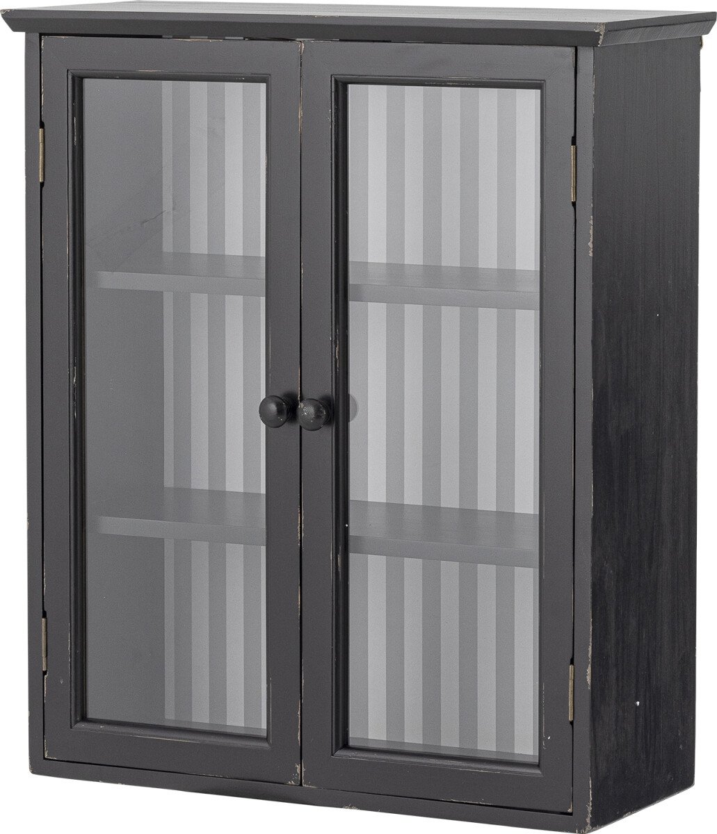 Creative Collection - Hazem Skab - Sort - Fyrretræ - 51X66X22 Cm