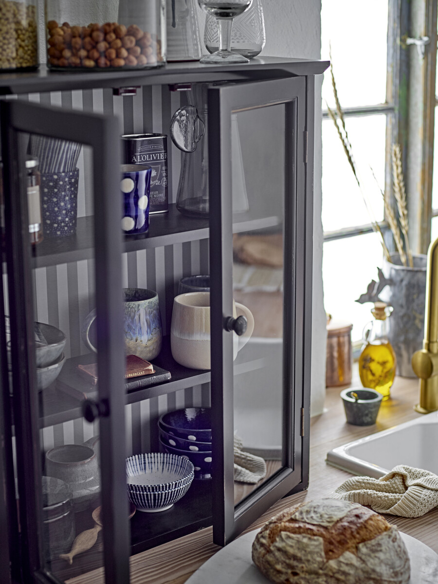 Creative Collection - Hazem Skab - Sort - Fyrretræ - 51X66X22 Cm