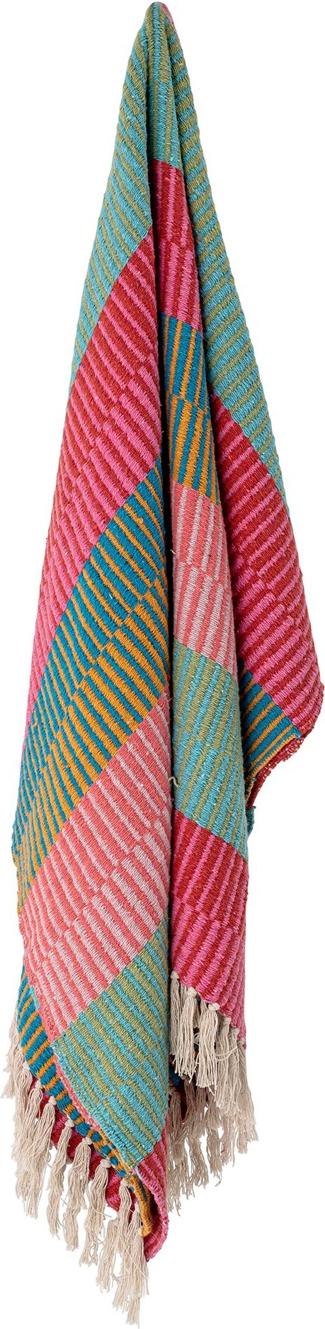 Creative Collection - Isnel Plaid - Bomuld - 160X130 Cm - Grøn