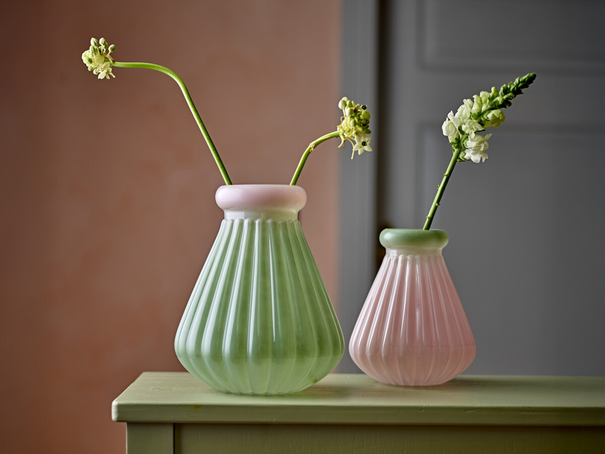 Creative Collection - Judith Vase - Grøn - Glas