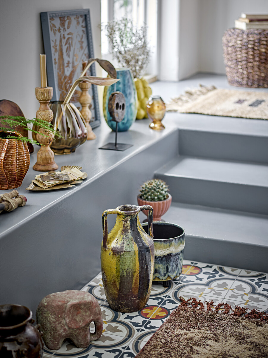 Creative Collection - Kalian Vase - Blå - Glas