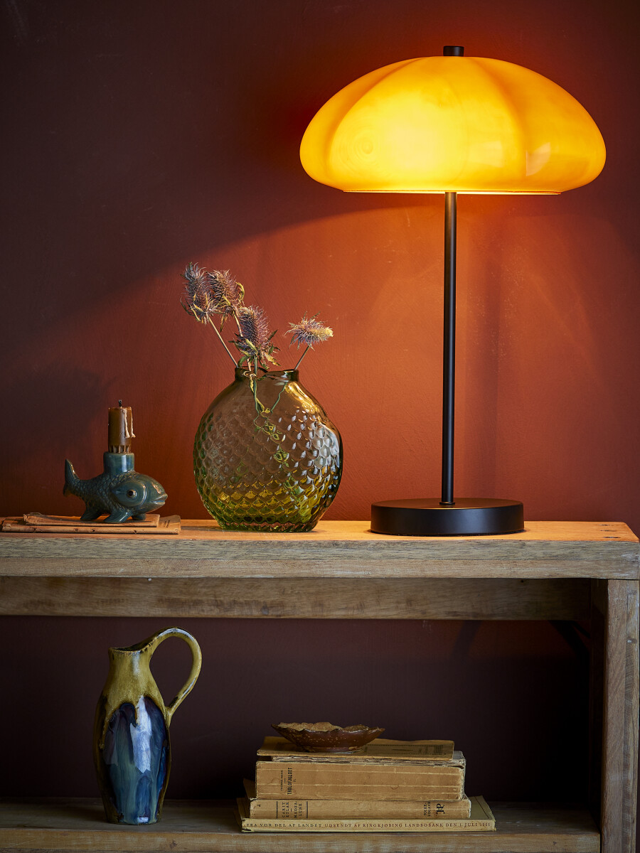 Creative Collection - Bordlampe Kinoko - Gul - Metal - 46 5X30 Cm