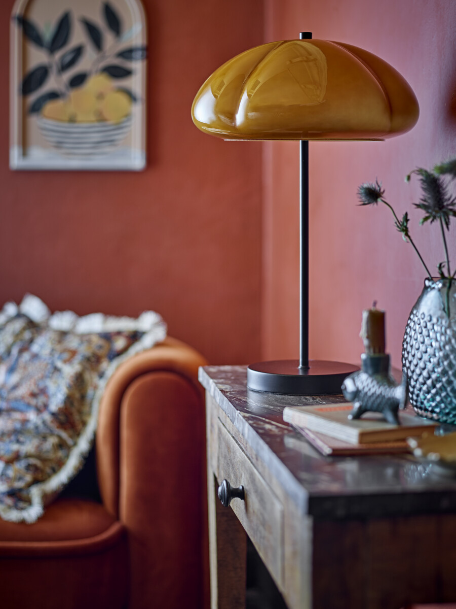 Creative Collection - Bordlampe Kinoko - Gul - Metal - 46 5X30 Cm