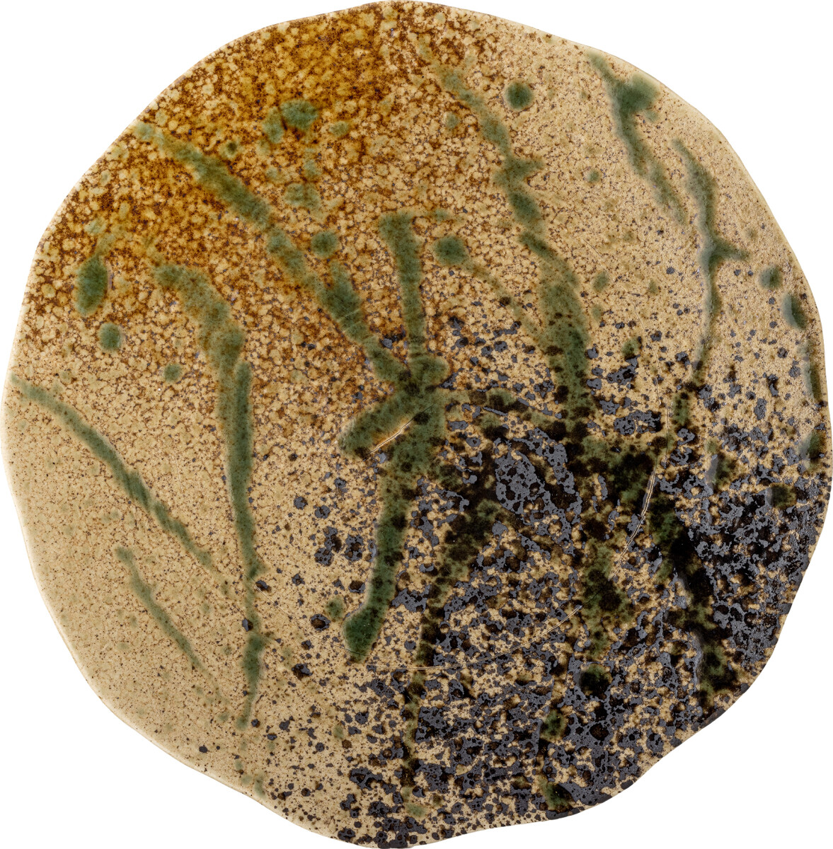 Creative Collection - Larken Tallerken - Sort - Stentøj Keramik