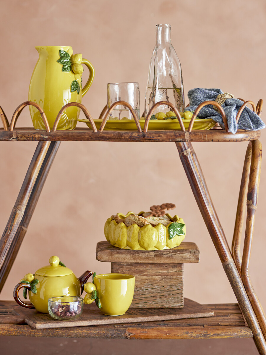 Creative Collection - Limone Citron Kande Til Vand - Gul - Stentøj