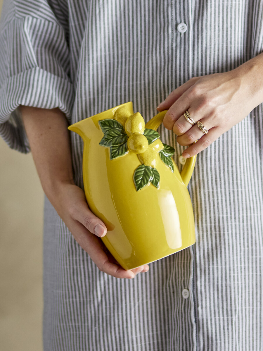 Creative Collection - Limone Citron Kande Til Vand - Gul - Stentøj