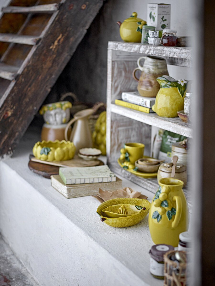 Creative Collection - Limone Citron Kande Til Vand - Gul - Stentøj