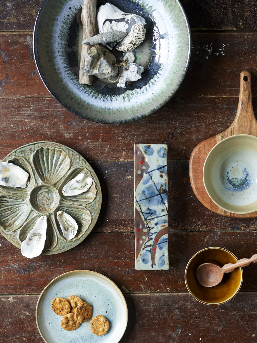 Creative Collection - Lois Serveringsfad - Brun - Stentøj Keramik