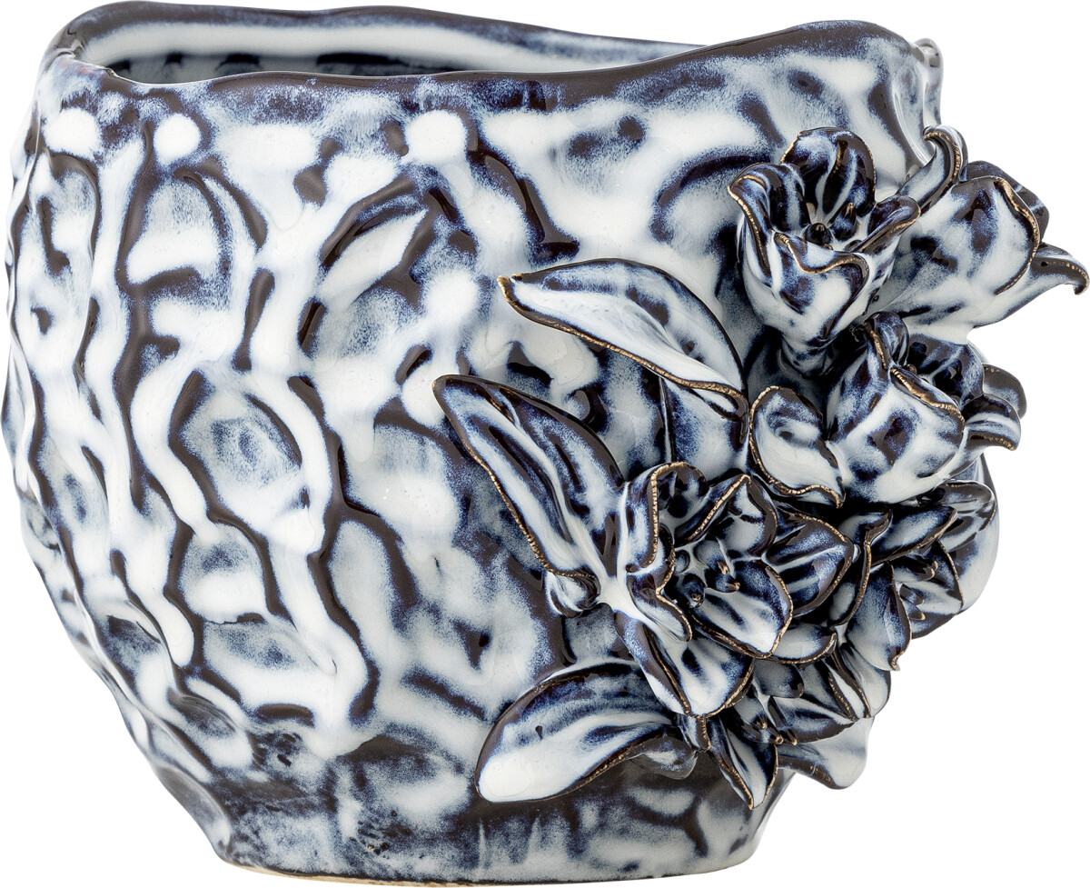 Creative Collection - Malina Urtepotteskjuler - Blå - Stentøj