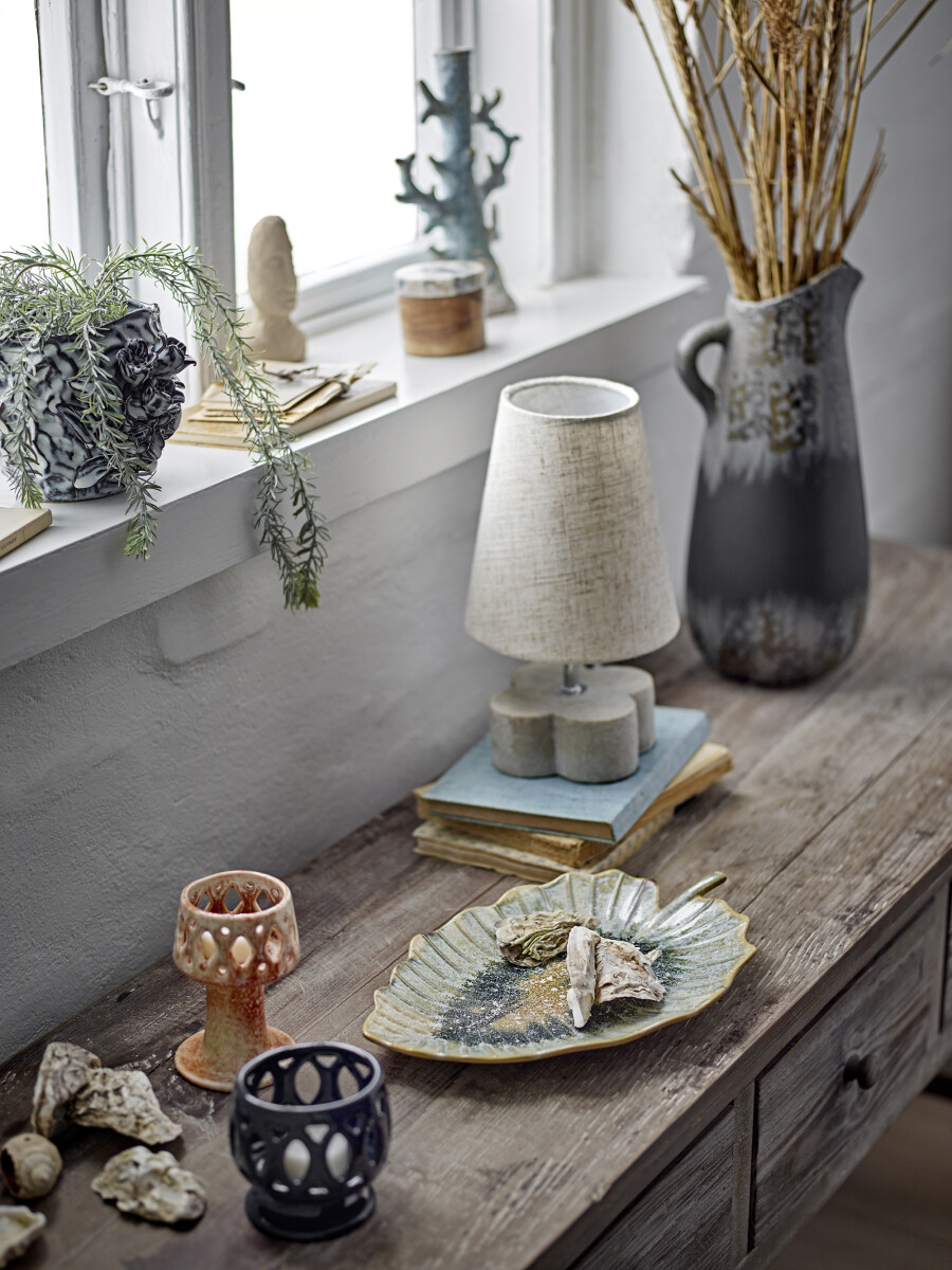 Creative Collection - Malina Urtepotteskjuler - Blå - Stentøj