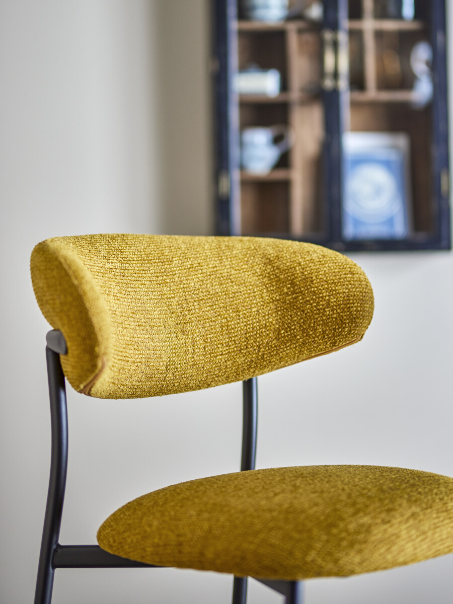 Creative Collection - Manal Spisebordsstol - Gul - Plywood