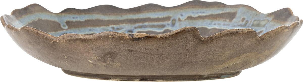 Creative Collection - Marjorie Fad - Blå - Stentøj - 29 Cm