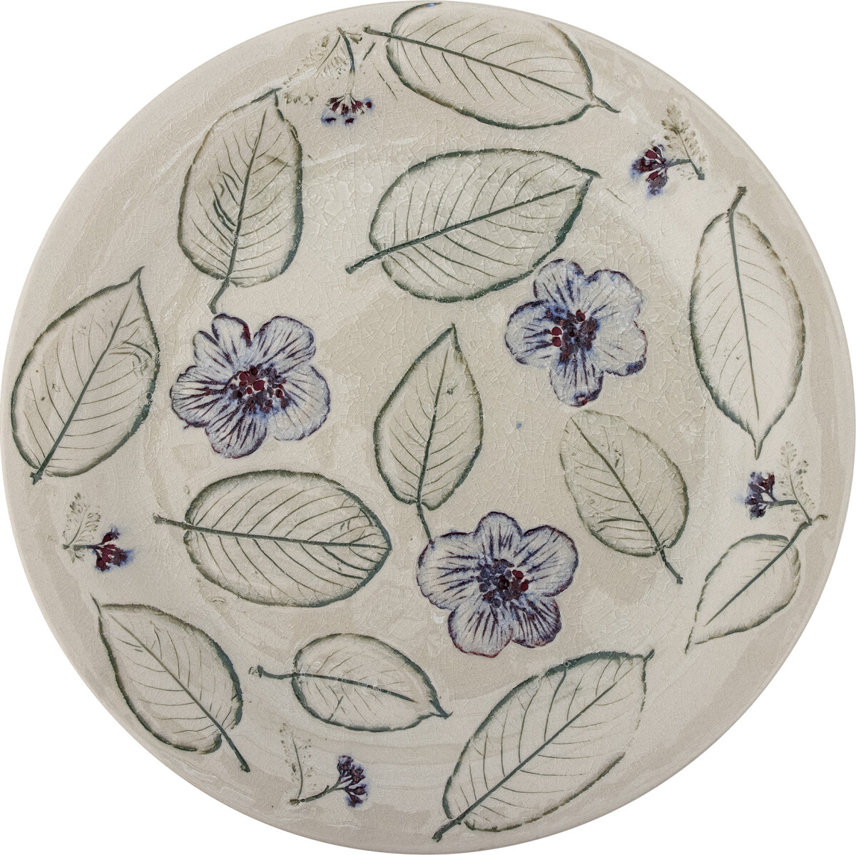 Creative Collection - Marlem Serveringsfad - Grøn - Stentøj Keramik