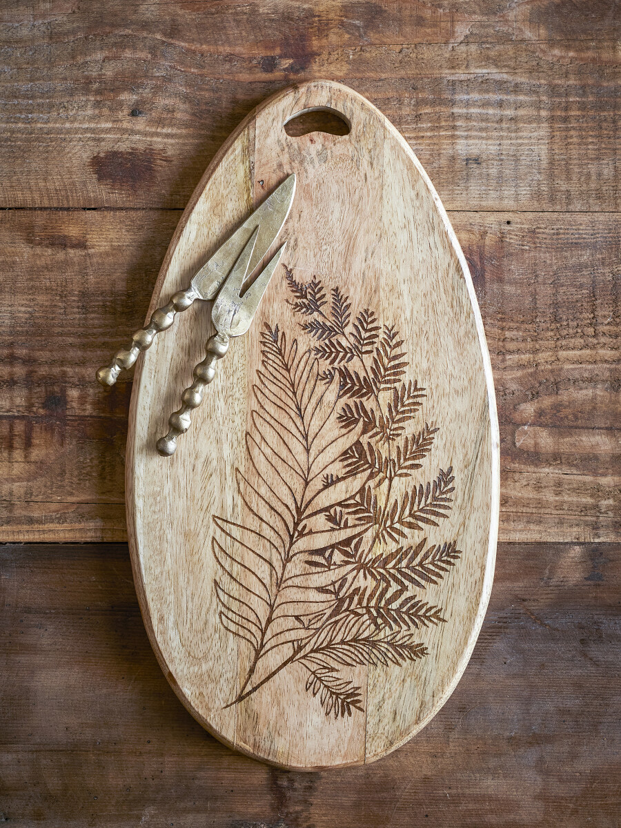 Creative Collection - Moya Skærebræt - Natur - - Mango