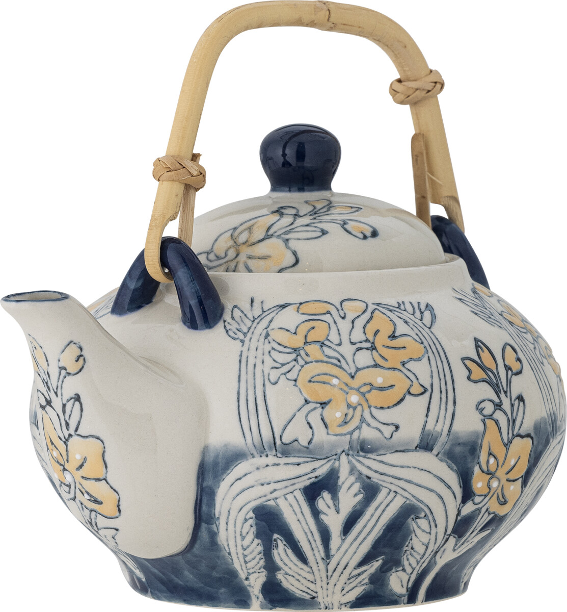 Creative Collection - Myah Tekande Med Tesi - Blå - Stentøj Keramik