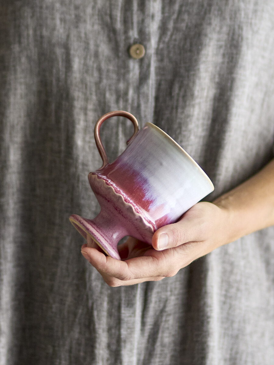 Creative Collection - Odile Krus - Rosa - Stentøj - Sæt Med 4