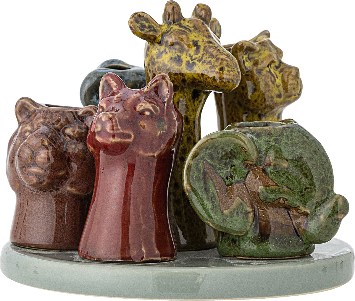 Creative Collection - Piero Vase - Multifarvet - Stentøj - 10 5 Cm