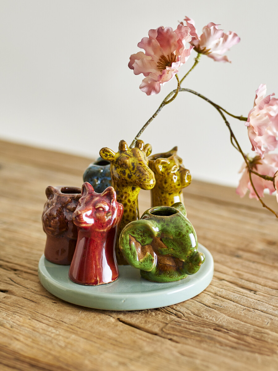 Creative Collection - Piero Vase - Multifarvet - Stentøj - 10 5 Cm