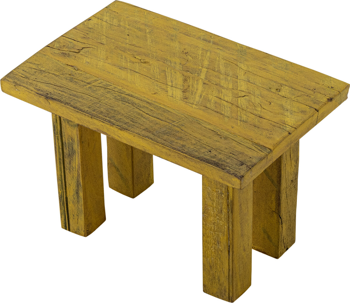 Creative Collection - Porir Planteopsats - Gul - Genanvendt Træ