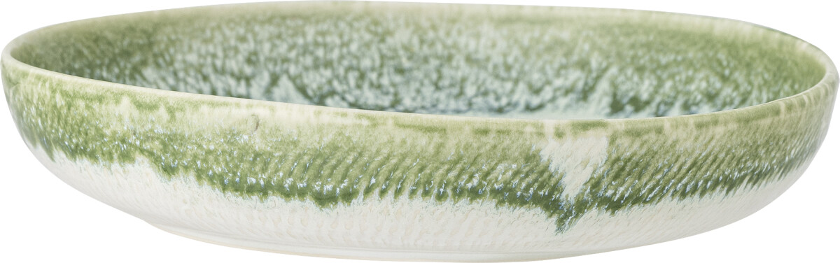 Creative Collection - Prim Serveringsfad - Grøn - Stentøj Keramik