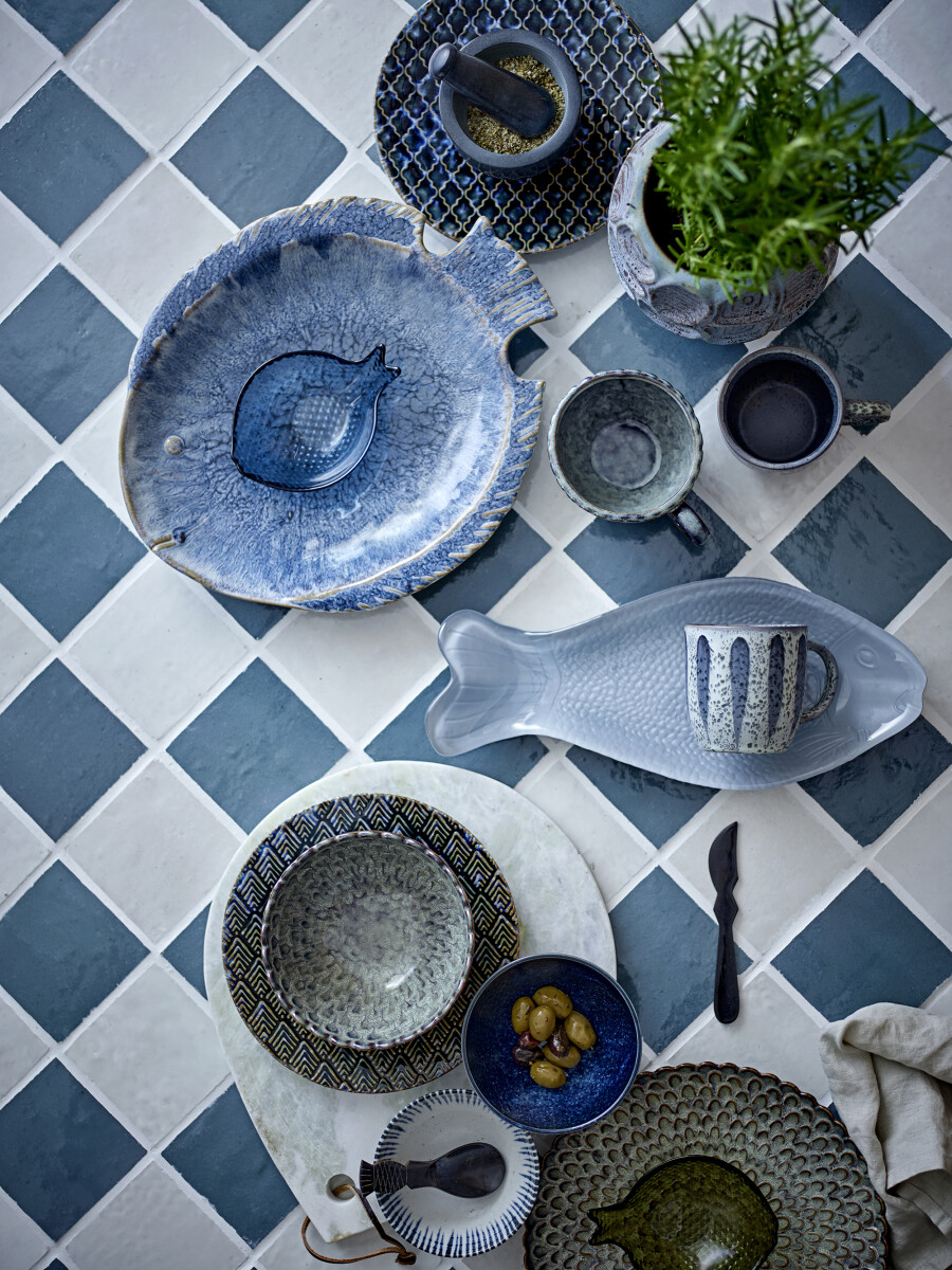 Creative Collection - Ramie Krus - Grå - Stentøj Keramik - 2 Stk