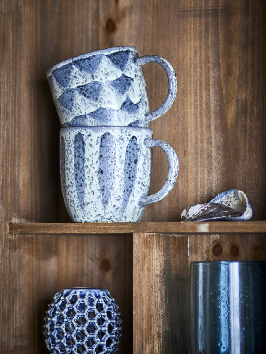 Creative Collection - Ramie Krus - Grå - Stentøj Keramik - 2 Stk