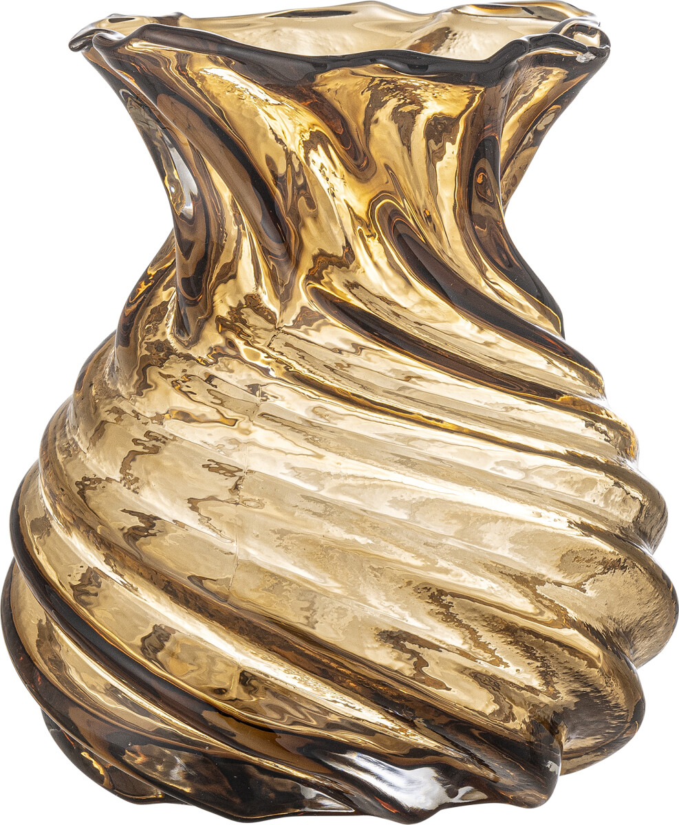 Creative Collection - Rylo Vase - Brun - Glas - H 18 5 Cm