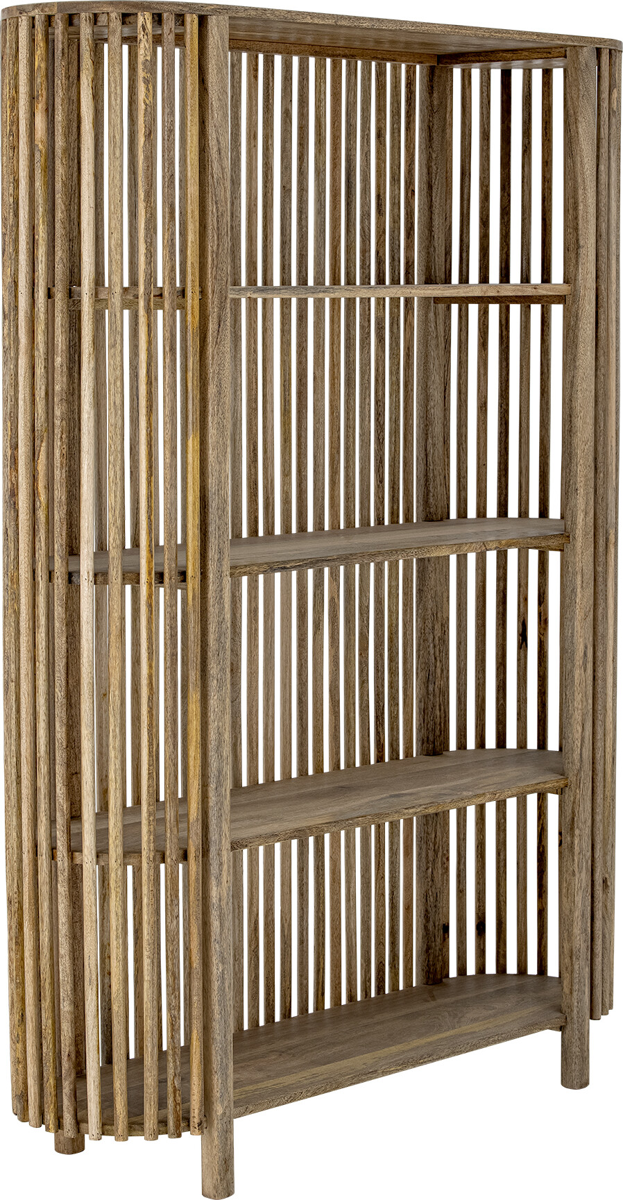 Creative Collection - Sali Bogreol Med 4 Hylder - Natur - Mangotræ