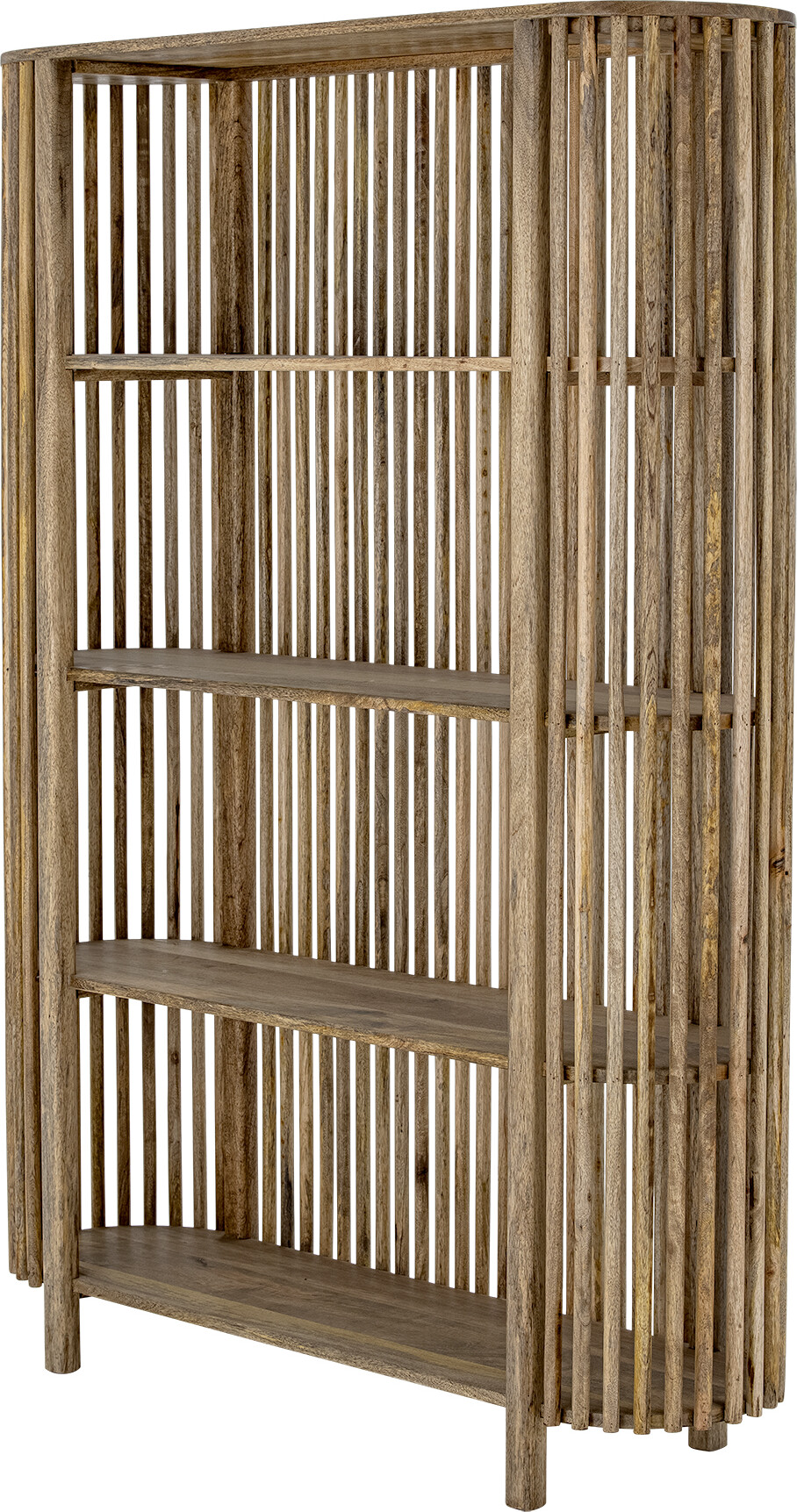 Creative Collection - Sali Bogreol Med 4 Hylder - Natur - Mangotræ