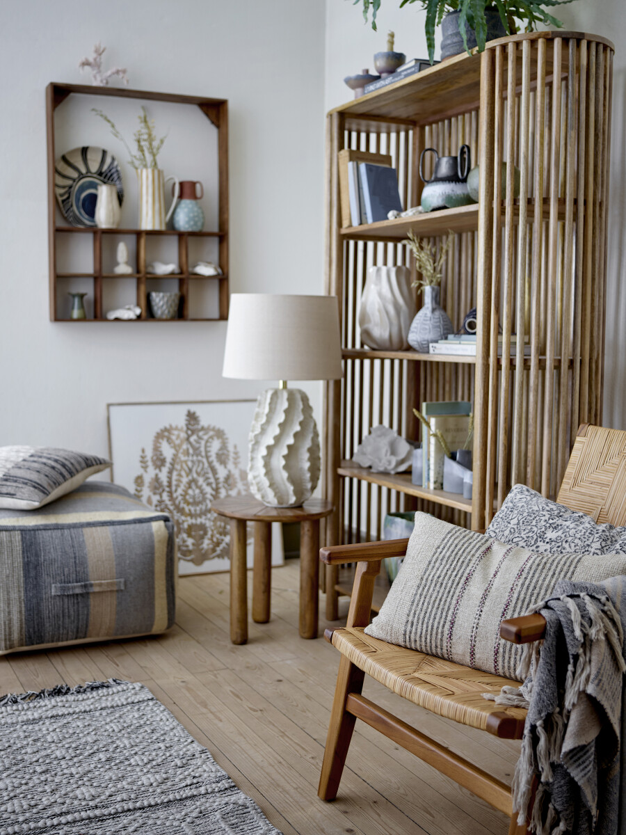 Creative Collection - Sali Bogreol Med 4 Hylder - Natur - Mangotræ