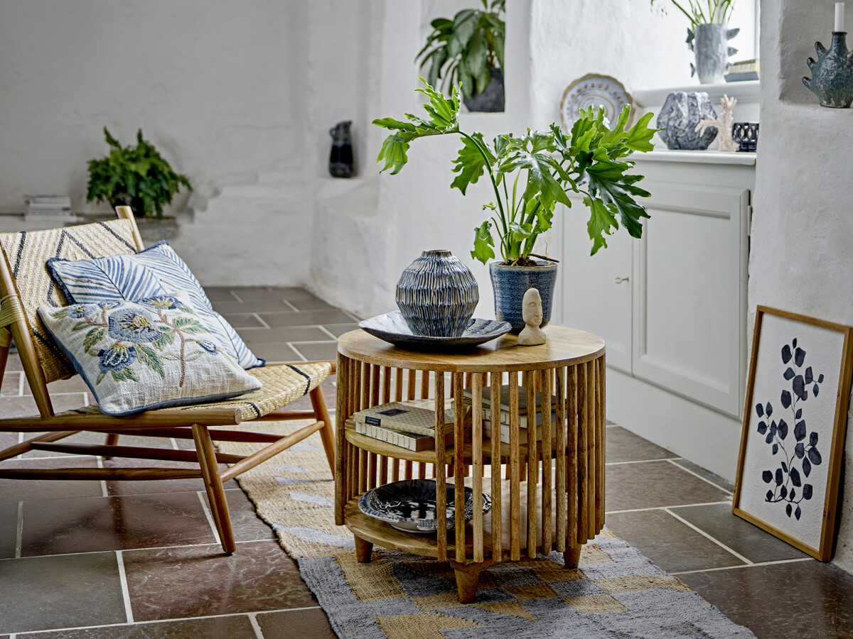 Creative Collection - Sali Sofabord - Natur - Mango Træ - Ø 60 Cm