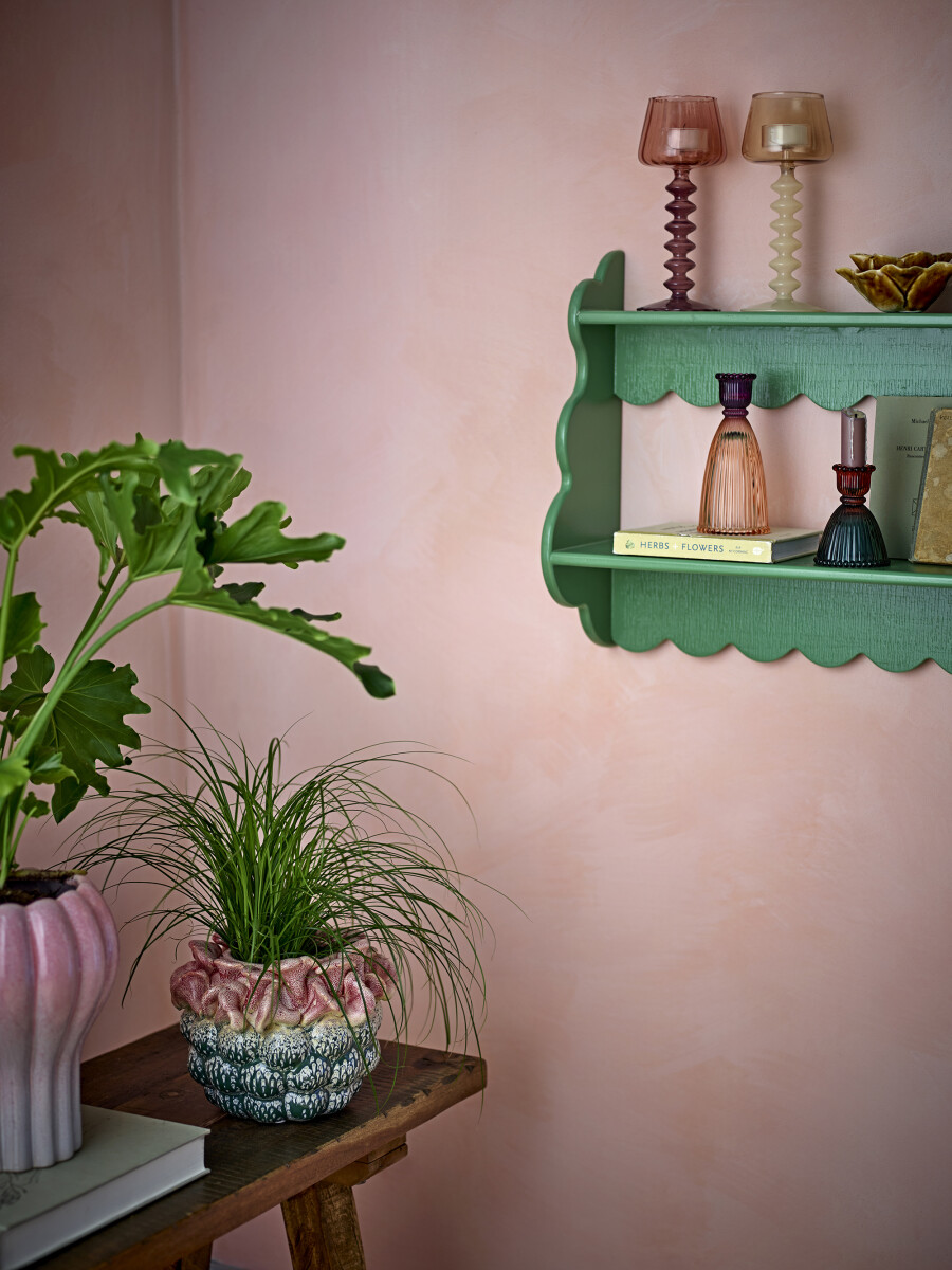 Creative Collection - Salla Hylde Til Væg - Grøn - Fyrretræ