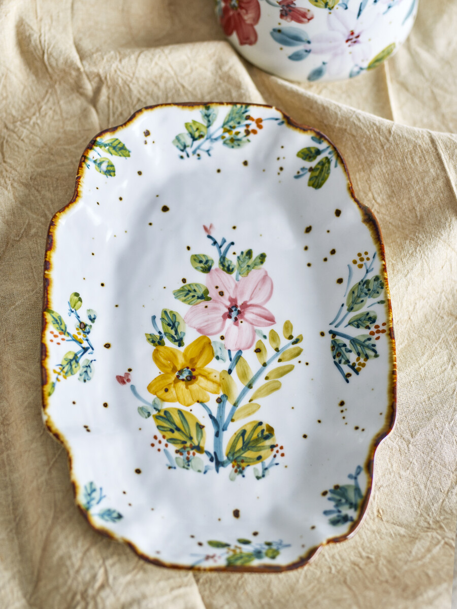 Creative Collection - Savina Serveringsfad - L 31 Cm - Stentøj