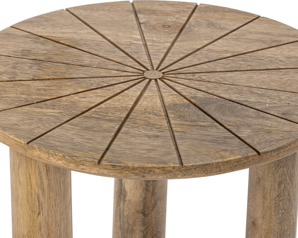 Creative Collection - Stella Sidebord - Natur - Mango Træ - Rundt